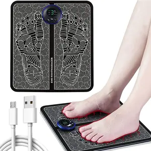 best selling products 2023 electric foot massage pad machine increases blood flow circul EMS tens ems foot massager mat