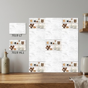 Azulejos de pared esmaltados de cerámica con patrón moderno de grado A, precio más bajo, 25x37,5 cm, acabado brillante, diseño de cocina, 10x15, rectificado, 250x375 - Product Image 2