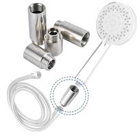 BSP 1/2 "Rosca macho/hembra Tubería de acero inoxidable Tubería de extensión Conector de 10-100mm Adaptador de grifo de agua de cocina