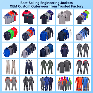 Maßgefertigte Großhandels-Modemarken-Arbeitsoveralls aus Reiner Baumwolle mit Mehreren Taschen, Übergröße, Einteiliger Arbeitsschutzanzug mit Aufdruck - Product Image 4