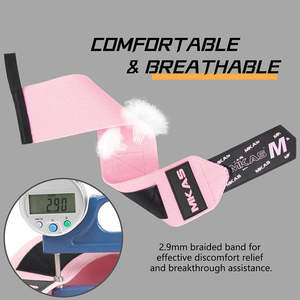 Muñequera Elástica Personalizada MKAS de Alta Calidad para Gimnasio, Equipo de Seguridad para Levantamiento de Pesas, Potencia, Entrenamientos Deportivos y Soporte - Product Image 3