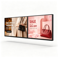Affichage d'informations sur les restaurants, écran LCD mural intérieur de 15,6 pouces, Android WIFI RJ45, lecteur multimédia numérique en verre trempé