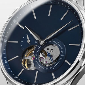 Montres-bracelets automatiques à cœur ouvert 40mm pour hommes <span class=keywords><strong>Mouvement</strong></span> <span class=keywords><strong>Miyota</strong></span> <span class=keywords><strong>82S7</strong></span> Alimenté 40 heures de réserve de marche Bracelet en acier inoxydable 20mm - Product Image 3