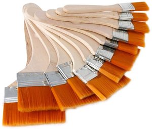 Huion — pinceaux de peinture en Nylon, brosses avec poignées en bois, pour acrylique, huile, peinture, <span class=keywords><strong>vernis</strong></span>, aquarelle, tailles variables, Art - Product Image 1