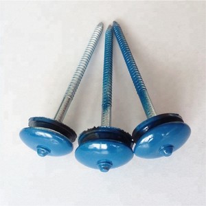 Clavos para techos de material de hierro tipo vástago de giro clavos para techos coloridos con hilo y arandela - Product Image 3