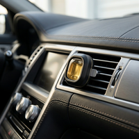 Purificateur d'air de voiture personnalisé avec logo OEM, parfum naturel longue durée, aromathérapie aux fruits d'ananas d'Hawaï en résine portable