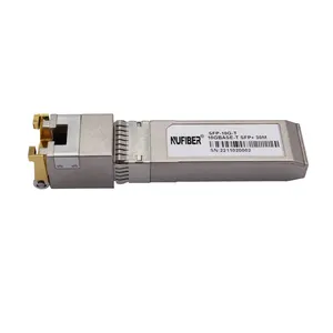 SFP + โมดูลทองแดง10Gbps RJ45พอร์ต UTP 10g UTP SFP + ทองแดง30m เข้ากันได้กับ Juniper Port