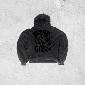 Sudaderas con capucha de gran tamaño con logotipo personalizado para hombre, Sudadera con capucha de calidad pesada con cremallera sólida bordada de estilo callejero de invierno - Product Image 1