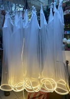HY plafond scène drapé rideau décors magnifiques fournitures de mariage suspendus lumière blanche décor d'événement pour les événements de mariage