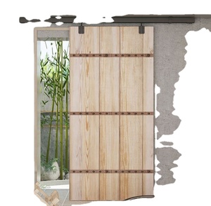 WEKIS Heavy Duty Barn Door <b>Hardware</b> Set Single Door High-End Bypass Design Steel Brass Material Kitchen Bedroom Bathroom - Product Image 3