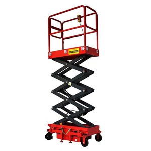 Plataforma Elevadora Hidráulica Portátil Mini Estándar UE/EE. UU. para <span class=keywords><strong>Alquiler</strong></span>, Uso Industrial, Construcción y Residencial, 300 kg, 3-4.8 m - Product Image 1