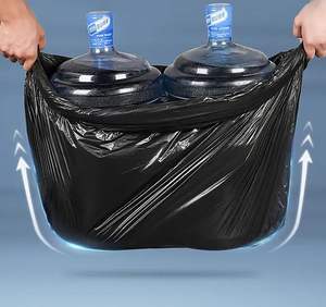 Vente en gros de sacs à ordures en plastique Offre Spéciale personnalisés de haute qualité sac poubelle noir de grande taille sac poubelle d'extérieur - Product Image 3