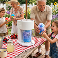 Machine à glace pilée fine 40OZ 25W, action de pilage rapide, modèle de comptoir