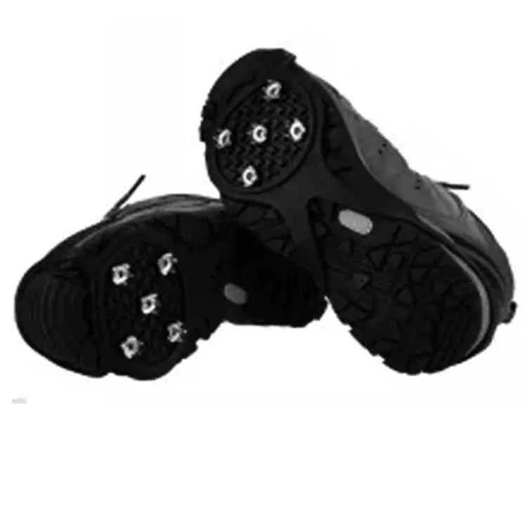 Unisex Hiking Shoes Cover Anti-Slip Ice Crampon Multi Size Shoes Cover Grips Snow Ice Climbing Equipment Grippers Crampons