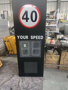 Sensor de Velocidad Doppler Solar Inteligente SHENGHAO para Seguridad Vial, Señalización de Velocidad con 18 LED, Película Reflectante de Cuarto Grado, PVC - Product Image 6