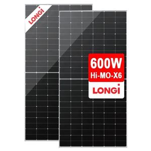 Paneles Solares Longi HI-MO 7 LR7-72HGD de 620w, Tipo N, 595w, 600w, 610w, 620w, TOPCon, Garantía de 25 Años, Vidrio Bifacial, Venta al Por Mayor - Product Image 1