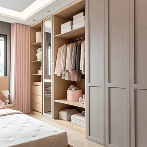Armario vestidor Japandi para dormitorio, muebles modernos minimalistas de tendencia, armario de organización personalizado a medida - Product Image 2