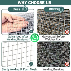 Hot Dipped Galvanized Welded Wire <b>Mesh</b> Panel for Farm <b>Fence</b> with Cutting & Bending Services - Product Image 6