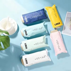 Paraguas de Bolsillo Ultraligero, Mini, Portátil, Protección UV para Mujer, Plegable, Anti-UV, para Lluvia - Product Image 1