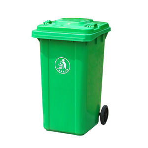 Contenedor de Basura Comercial Grande de Plástico, Rectangular, con Ruedas, para Exteriores, de HDPE Reforzado, para Clasificación de Residuos - Product Image 5