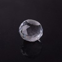 Lustre en cristal K9 transparent vente en gros, boule de cristal à facettes pour lampe de porte, décoration de la maison, livraison gratuite