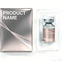 Ensemble de flacons de peptides personnalisés 5 pièces 2-10 ml avec étiquettes et boîte personnalisées