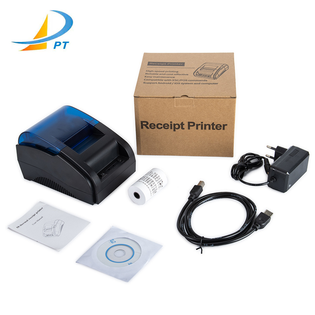 Newest Fashionable Desktop 58mm USB Thermal Receipt Printer Portable Take Out BT-58D in Stock POS/ESC Compatible