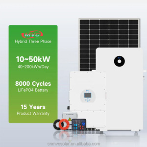 Bán buôn năng lượng mặt trời lai hệ thống năng lượng 10KW 20kW 6KVA 12kva Complete PV Set solare nhà hệ thống điện - Product Image 2