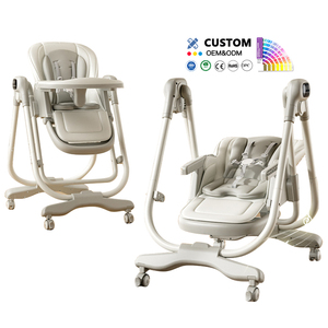 Seggiolone Elettrico Multifunzionale OEM Regolabile in Altezza e Pieghevole, Design Moderno, Sedia per Pasti e <span class=keywords><strong>Dondolo</strong></span> per Bambini - Product Image 2
