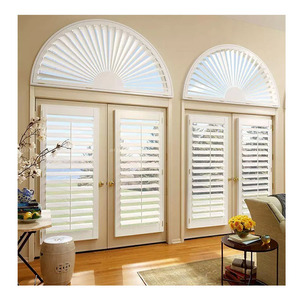 Giá tốt nhất tùy chỉnh kích thước điện PVC cửa sổ cửa chớp trồng cửa chớp giả gỗ bluetooth từ xa màn trập - Product Image 2