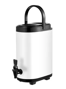 Warmte Isolatie Vat 6l/8l Keuken Bubble Melk Thee Apparatuur Met Kraan Sap Dispenser Melk Thee Vat Rvs