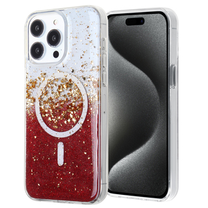KINGSOUL Strong Magnet <b>Wireless</b> <b>Charging</b> TPU Shockproof Phone <b>Cases</b> Glitter Design for Multiple Brands-Mobile Phone <b>Cases</b> - Product Image 3