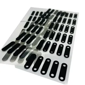 Deson Black Self-adhesive Sticky Silicon Rubber Bumper Chair Desk Foot Gaskets Anti-Slip Shockproof Foot Pads