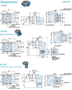 Zk130 Hollow ROTARY thiết bị truyền động bảng Hành Tinh giảm hộp số tốc độ giảm tốc - Product Image 2