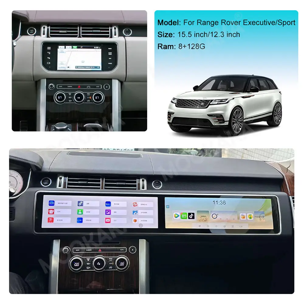 Latest Car Virtual Cockpit Android radio For Land Rover Range Rover Vogue L405 Sport L494 Digital Cluster stereo Auto Radio GPS