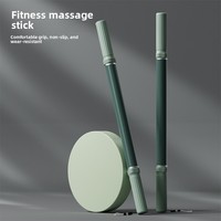 Bâton de massage TPE extra long 58 cm pour le dos et le cou, auto-massage des tissus profonds, compresse froide, relaxation musculaire, thérapie des points de pression