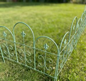 Valla Metálica Decorativa para Jardín, Barrera para Perros, Resistente a la Oxidación, Sin Excavación, Fácil de Montar - Product Image 4