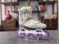 Patins à roulettes ajustables pour adultes - Vitesse, Freestyle, Course urbaine, Entraînement, 4 roues, Botte souple