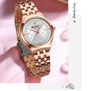CURREN 9096 Original Unique Dial Quartz <b>Watch</b> for Women Fashion Elegant Ladies <b>Watches</b> Stainless Steel Waterproof Women's <b>Watch</b> - Product Image 5