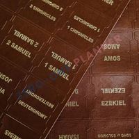 Onglets personnalisés en cuir vegan noir pour index de Bible, autocollants, séparateurs, marque-pages adhésifs avec dorure à chaud