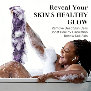 Esponja Exfoliante Africana con Logotipo Personalizado, Esponja de Malla Africana para Exfoliar la Piel, Esponja de Baño Suave y Duradera para Uso Diario - Product Image 5