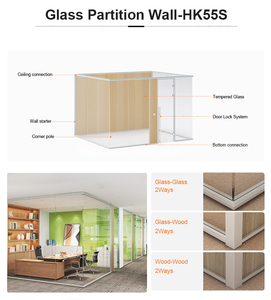 Precio al por Mayor <span class=keywords><strong>de</strong></span> Paneles Divisores <span class=keywords><strong>de</strong></span> Vidrio y Aluminio para Oficinas, Vestíbulos <span class=keywords><strong>de</strong></span> Hotel y Salas Ejecutivas - Product Image 2