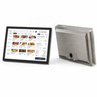 OEM ODM Kustom Layar Digital Stainless Steel 15.6 Inci Android Touch Screen Peringkat IP65 Animasi Anti-Silau Pusat Perbelanjaan