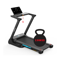 Nouveau Tapis de Course Électrique Pliable 2.0HP 2026 pour la Maison avec Inclinaison Automatique 1-18KM/H, Test de Fréquence Cardiaque, Écran LED, en Acier
