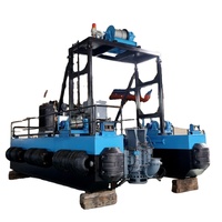 Plateforme de dragage submersible avec pompe électrique robuste pour le sable.