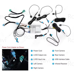 Hệ thống camera 360 độ RoadNavi, màn hình nguyên bản, chế độ xem toàn cảnh, bộ giải mã quỹ đạo động dành cho xe Dodge Ram 1500 - Product Image 4