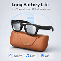 Gafas con Cámara Wistino 8MP, Estuche de Carga de Polímero de Alta Densidad, Grabación Antivibración, Disparo Inteligente, Traducción, Cámara 4k