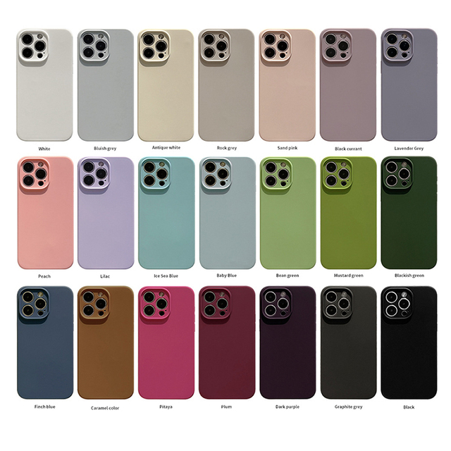 luxury cell mobile liquid silicone phone case for apple iphone 14 15 pro max phone case silicone silicon phone cover