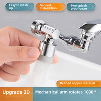 Wayon 1080 ° Robinet Pivotant Bubbler Extender Robinet De Cuisine Classique Moderne Rotatif Réglable pour Enfants