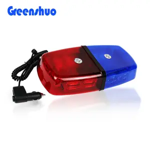 Wholesale Led Red And Blue Strobe Light Emergency Flashing Roof toop Magnetic Ambulance Hazard Beacon Light